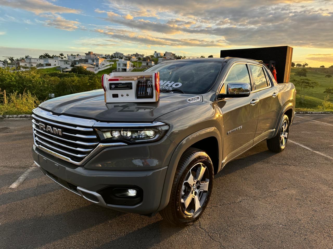 MILHAR : NOVA RAM RAMPAGE LARAMIE DIESEL 2024 + PAREDÃO DE SOM SORTEIO 08 DE JUNHO